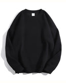 Loose-Fit Fleece Pullover Sweatshirt