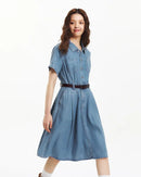 Casual And Stylish Fitted Button Denim Dress