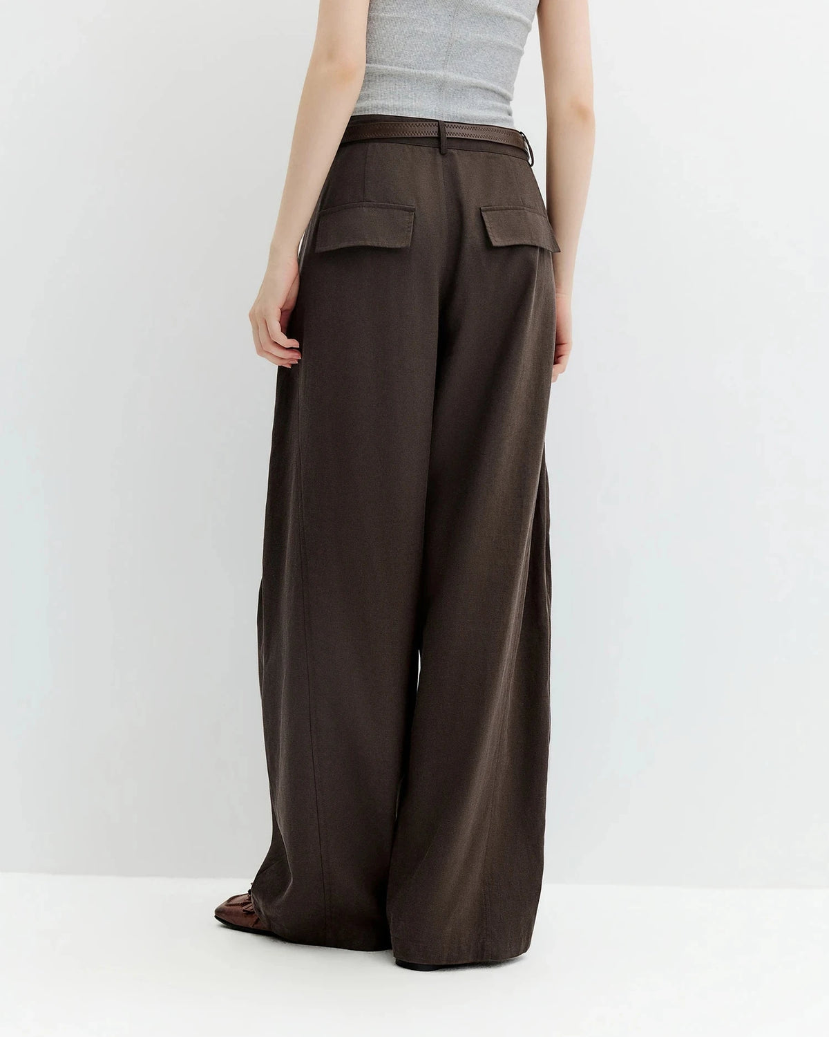 Quiet Ease Wide Leg Trousers