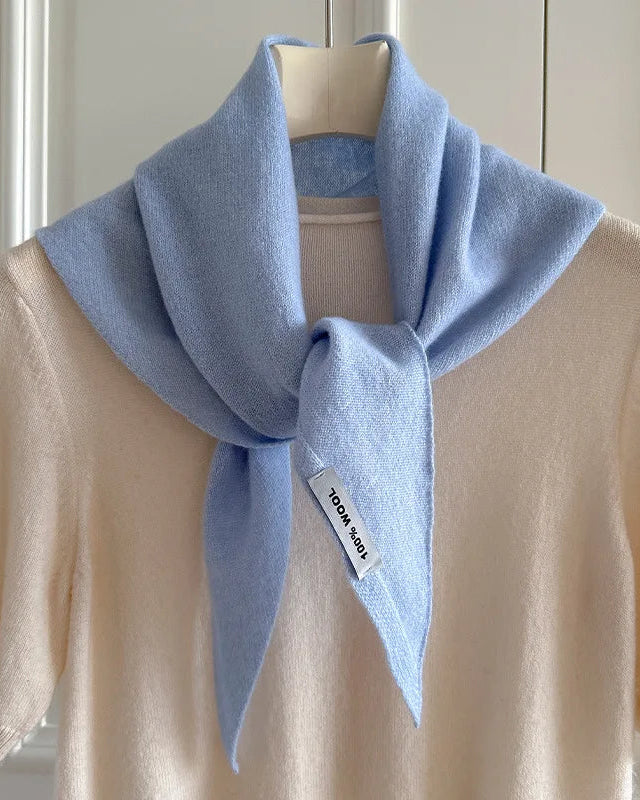 Women's Warm Wool Triangular Scarf