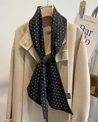 Women's French-Style Polka Dot Scarf