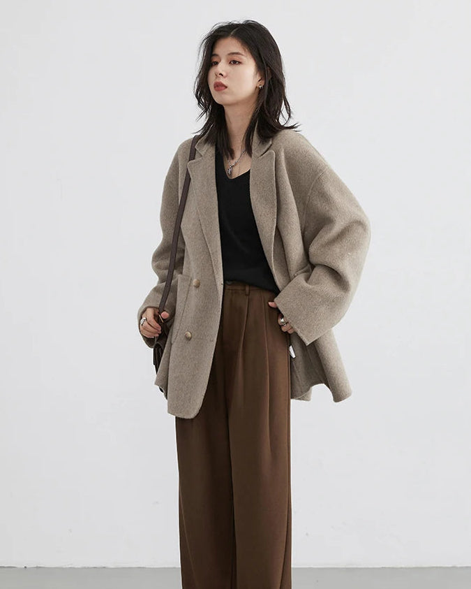 Retro Double-sided Woolen Coats
