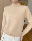 Pure Cashmere Half-Turtleneck Pullover
