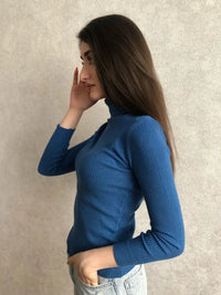 Knitted Basic Turtleneck Sweaters