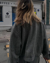 Retro Zip Front Women Jacket