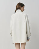 Short Stand Collar Windbreaker Trench Jacket