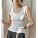 Ribbed Knitted Casual Vest