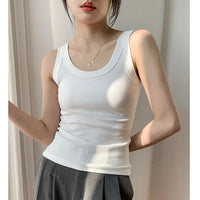 Ribbed Knitted Casual Vest