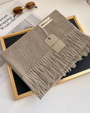 Thick Faux-Cashmere Shawl