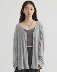 Lightweight V-Neck Cardigan