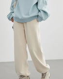 High-Waist Double-Sided Fleece Pants
