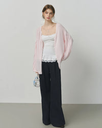 Retro Loose-Fitting Pleated Wide-Leg Casual Pants