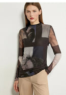 Mesh Printing Slim Tops