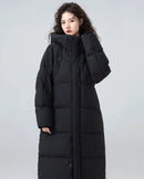 Longline Hooded Duck Down Coat