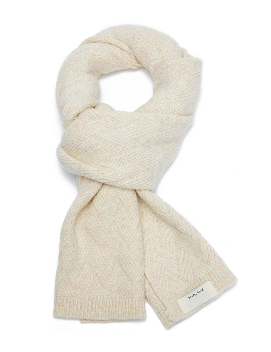 Luxury 100% Merino Wool Knitted Scarf