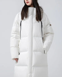 Longline Hooded Duck Down Coat