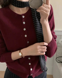 Relaxed Wool Knit Pullover Sweater