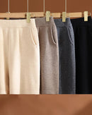 Merino Wool High-Waist Knit Shorts