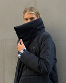 Belted Quilted Long Puffer Coat
