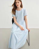Stylish High-Waisted Slim-Fitting Long Dress