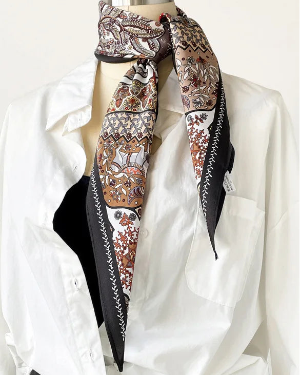 Women's Twill Diamond Silk Scarf