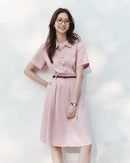 Casual And Stylish Fitted Button Denim Dress
