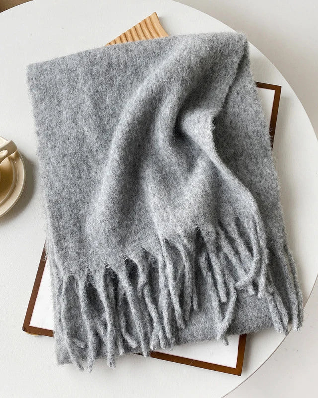Longline Knitted Shawl Scarf