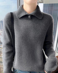 Thick Merino Wool Zip Turtleneck Sweater