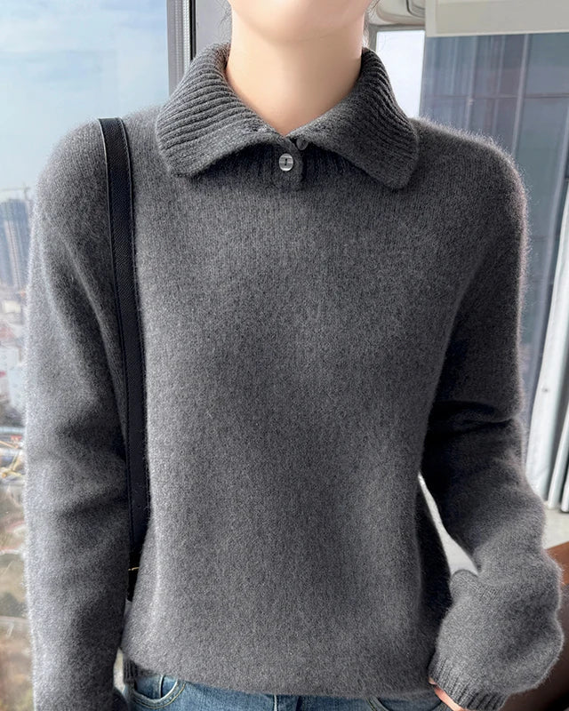 Thick Merino Wool Zip Turtleneck Sweater