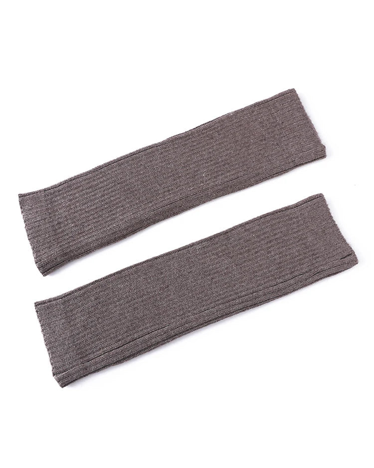 Ribbed Wool-Blend Calf Warmers