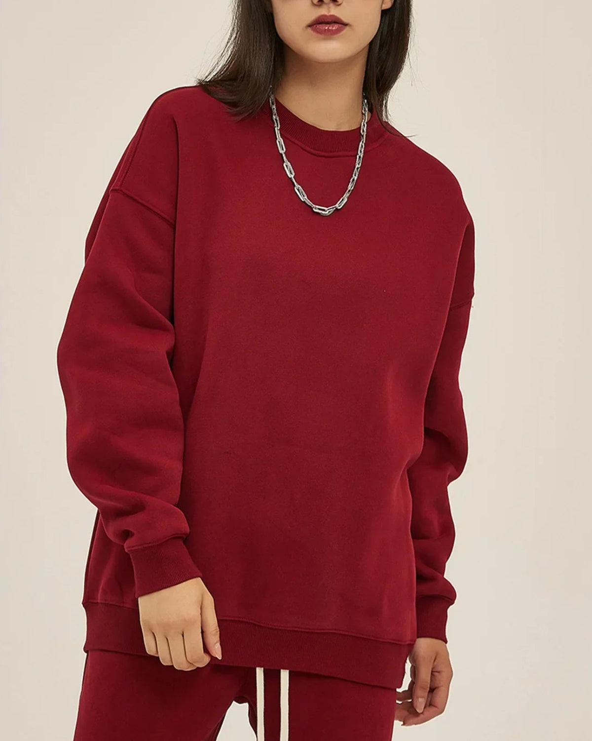 Thicken Fleece Pullover Sweatshirt