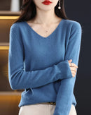 Merino Wool V-Neck Sweater