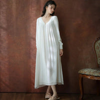 Cotton Loose V-Neck Nightdress