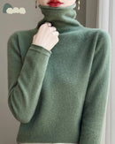 Knitted Wool Turtleneck Sweater