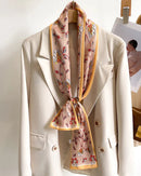 Women's Printed Silk Scarf & Shawl