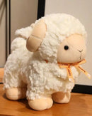 Kawaii curly wool simulation sheep plush stuffed doll with PP cotton filling. Soft, squishy, and cute — a fun cartoon animal gift for holidays and birthdays.