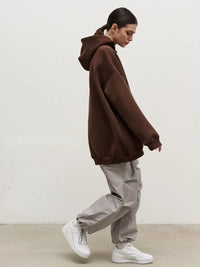 Fleece Oversized Hoodie Sweatshirt