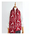 Christmas Elk Wool Scarf