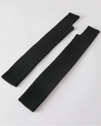 Wool Blend Knit Long Arm Warmers