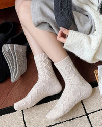 Wool Blend Casual Loose Socks