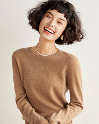 Cashmere Casual Crew Neck Loose Sweater