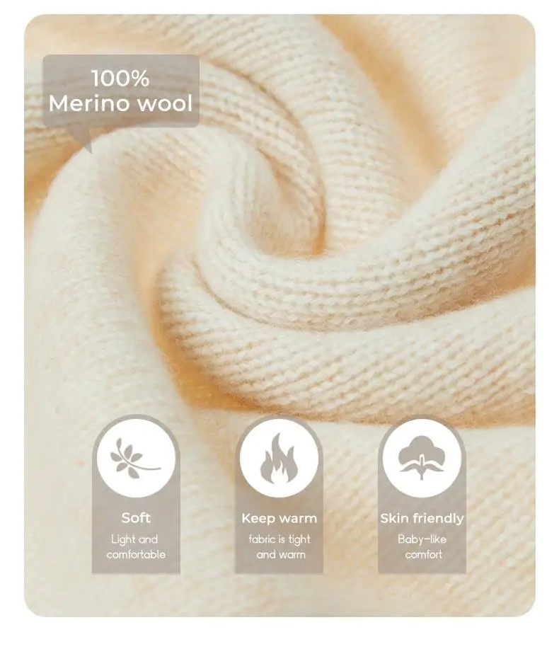 Merino Wool V-Neck Pullover