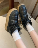 Quilted Platform Snow Ankle Boot