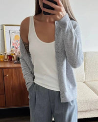 Women's Wool Button Knit Cardigan