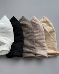 Linen Knit Slouchy Beanie