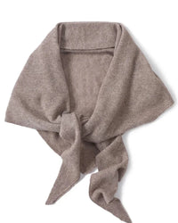 Oversized Wool Triangle Wrap Shawl