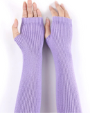 Ribbed Fingerless Arm Warmers