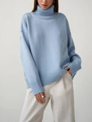 Turtleneck Oversized Pullover Sweater