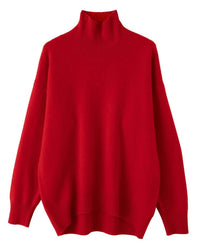 Women's Wool Turtleneck Sweater