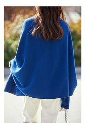 Solid Color Oversized Wool Pashmina Shawl